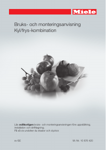 Bruksanvisning Miele KFN 28133 D edt/cs Kyl-frys