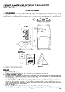 Bedienungsanleitung Denver TRC-1460 Wetterstation