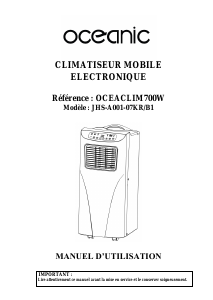 Mode d’emploi Oceanic JHS-A001-07KR/B1 Climatiseur