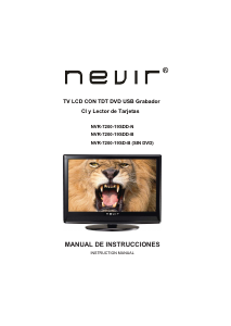 Manual Nevir NVR-7200-19SD-B LCD Television