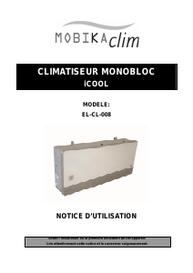 Mode d’emploi Mobika EL-CL-008 iCool Climatiseur