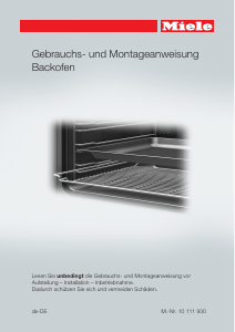 Bedienungsanleitung Miele H 6401 BPX Backofen