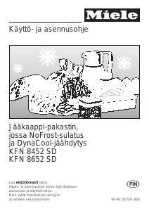 Käyttöohje Miele KFN 8452 SD Jääkaappipakastin