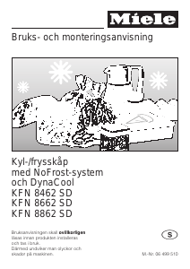 Bruksanvisning Miele KFN 8862 SD Kyl-frys