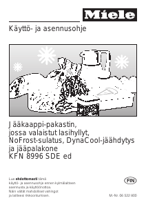 Käyttöohje Miele KFN 8996 SDE ed Jääkaappipakastin