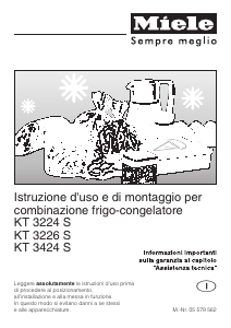 Manuale Miele KT 3226 S Frigorifero-congelatore