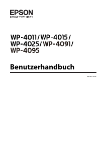 Bedienungsanleitung Epson WP-4015 DN WorkForce Pro Drucker