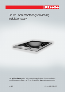 Bruksanvisning Miele CS 1223-1 I Häll