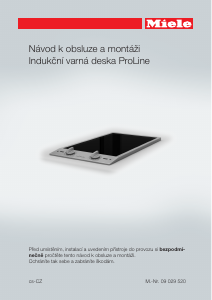 Manuál Miele CS 1234-1 I Varná deska