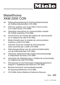 Kullanım kılavuzu Miele KM 200 Ocak