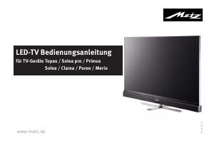 Bedienungsanleitung Metz Solea LED fernseher