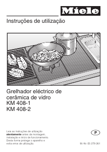 Manual Miele KM 408-2 Placa