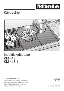 Käyttöohje Miele KM 418-1 Keittotaso