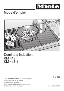 Mode d’emploi Miele KM 418-1 Table de cuisson