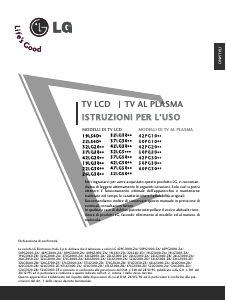 Manuale LG 42PG3000-ZA Plasma televisore