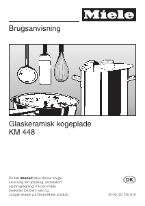 Brugsanvisning Miele KM 441 Kogesektion