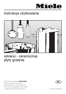 Instrukcja Miele KM 441-1 Płyta do zabudowy