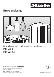 Bruksanvisning Miele KM 499-1 Häll