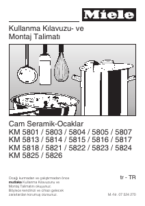 Kullanım kılavuzu Miele KM 5821 Ocak