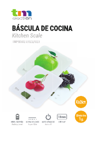 Manual de uso TM Electron TMPBS022 Báscula de cocina