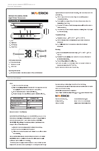 Handleiding Maverick ET-2270 Voedselthermometer