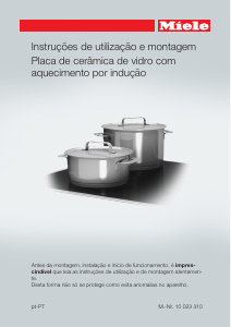 Manual Miele KM 6328-1 EDST Placa