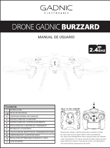 Manual de uso Gadnic DRGAD001 Drone