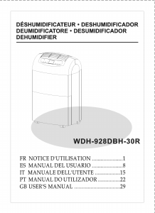 Mode d’emploi Equation WDH-928DBH-30R Déshumidificateur