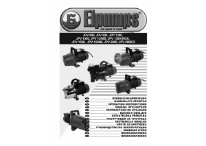 Manual Elpumps JPV 800 Pompă de grădină