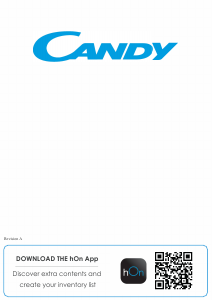 Mode d’emploi Candy CCE7T620EB Réfrigérateur combiné