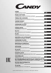 Mode d’emploi Candy PCT25CBCH64CCB Table de cuisson