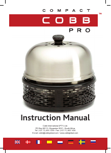 Manual de uso Cobb Pro Compact Barbacoa