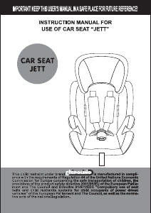 Manual Chipolino Jett Car Seat