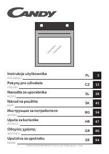 Priručnik Candy FXIDC X615 Pećnica