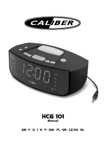 Handleiding Caliber HCG101 Wekkerradio