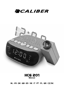 Instrukcja Caliber HCG201 Radiobudzik