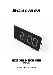 Bedienungsanleitung Caliber HCG022 Wecker