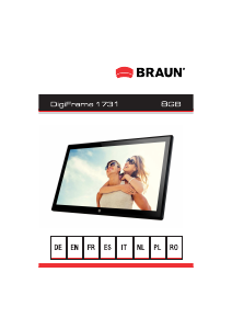 Manual de uso Braun DigiFrame 1731 Marco digital