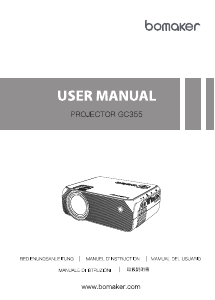 Manual Bomaker GC355 Projector