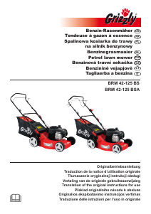 Instrukcja Grizzly BRM 42-125 BS Kosiarka