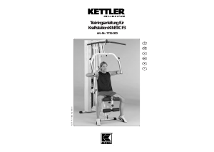 Handleiding Kettler Kinetic F3 Fitnessapparaat