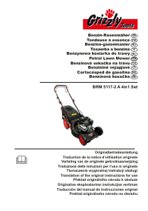 Manuál Grizzly BRM 5117-2 A Travní sekačka