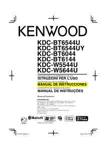 Manual de uso Kenwood KDC-BT6044 Radio para coche