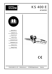 Manuale Güde KS 400 E Motosega