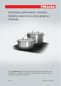 Instrukcja Miele KM 6381 Płyta do zabudowy