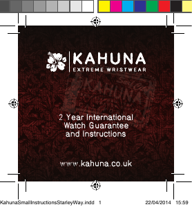 Manual Kahuna AKUC-0072G Stacker Watch