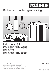 Bruksanvisning Miele KM 6387 Häll