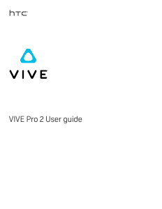 Manual HTC Vive Pro 2 VR Headset