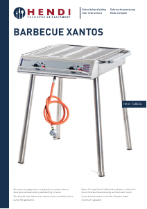 Manual Hendi 148624 Xantos Barbecue