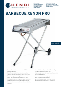 Manuale Hendi 148105 Xenon Pro Barbecue